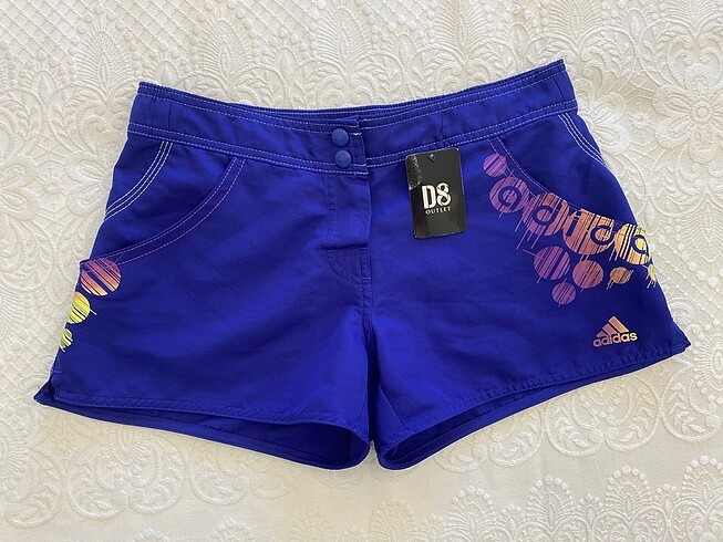 xs Beden Adidas XS/S alt uyumlu Saks Mavi Kadın Spor/Deniz Şort