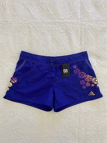 Adidas XS/S alt uyumlu Saks Mavi Kadın Spor/Deniz Şort