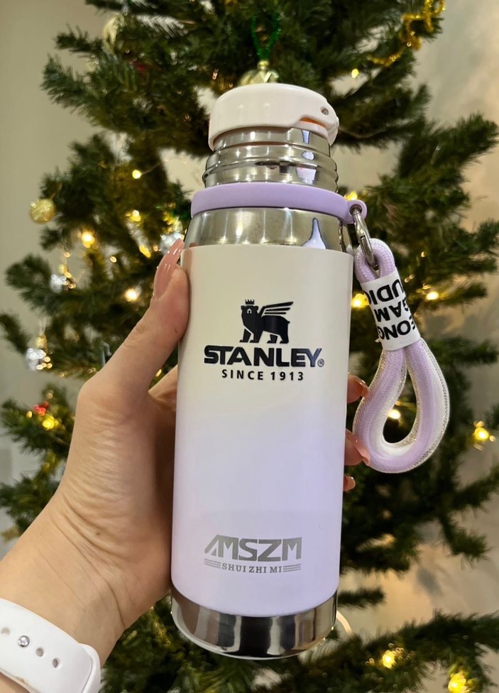 Mor Stanley Termos Kapaklı Şişe - Görsel 2