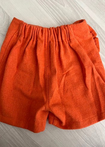 Kız Çocuk Kırmızı Düğmeli Etek - Görsel 2