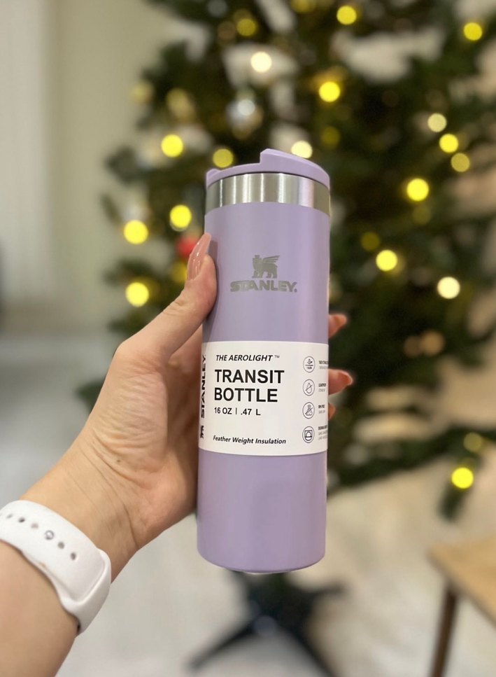 Stanley Hafif İzolasyonlu Mor Termos Şişe 470 ml - Görsel 2