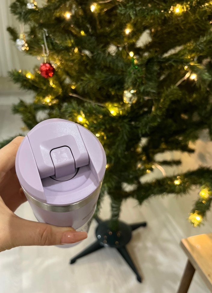 Stanley Hafif İzolasyonlu Mor Termos Şişe 470 ml - Görsel 3