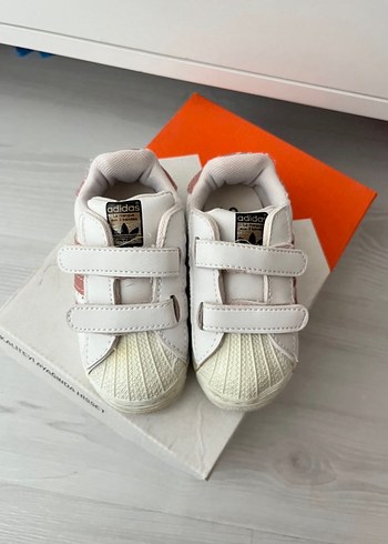 Kız Çocuk Beyaz Cırtlı Spor Ayakkabı - Görsel 2