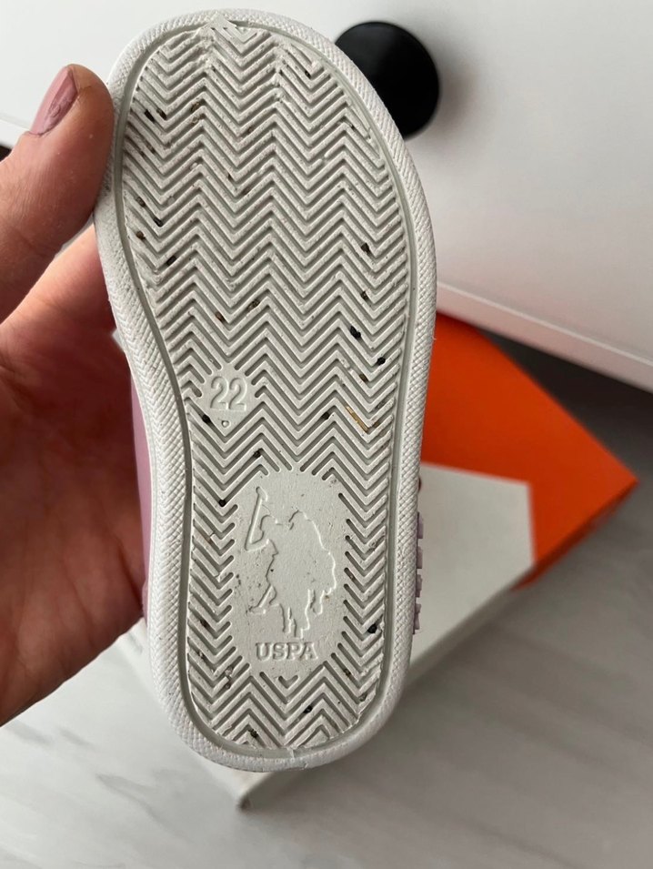 Kız Çocuk Pembe Velcro Spor Ayakkabı - Görsel 2