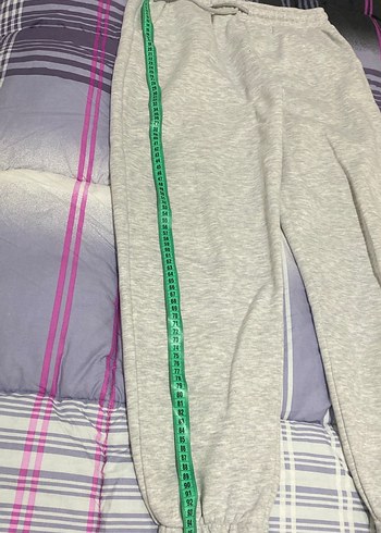 Gri Rahat Kesim Kadın Eşofman Altı - Görsel 6