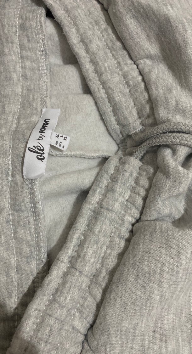 Gri Rahat Kesim Kadın Eşofman Altı - Görsel 4