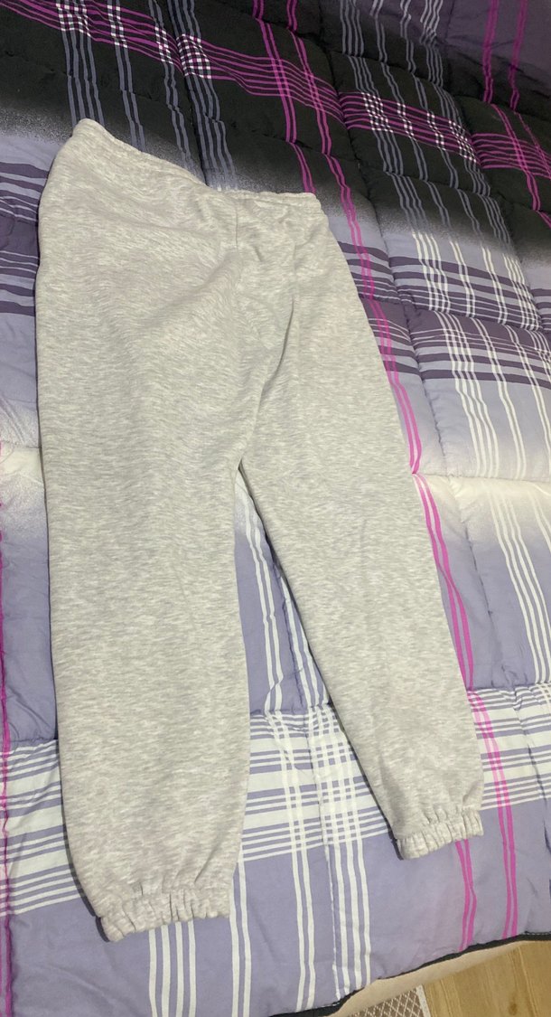 Gri Rahat Kesim Kadın Eşofman Altı - Görsel 5