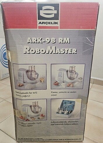  Beden Renk Arçelik Mutfak Robotu RoboMaster