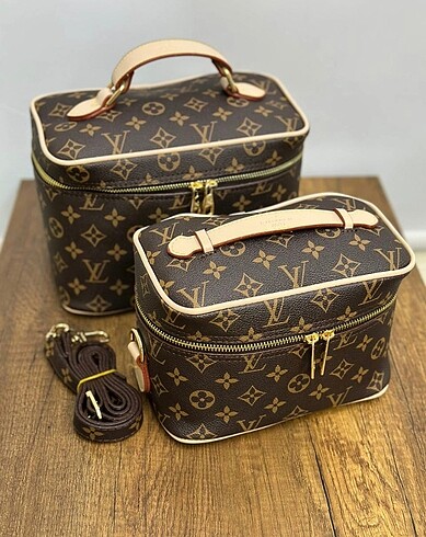 LV MAKE-UP BAG İKİLİ