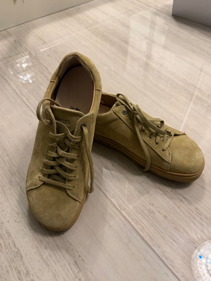 Birkenstock Bej nubuk Erkek Günlük Ayakkabı - Görsel 2