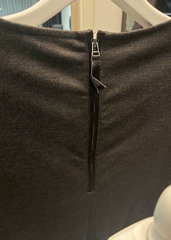 GAP Antrasit yarın Kollu Midi Elbise - Görsel 3