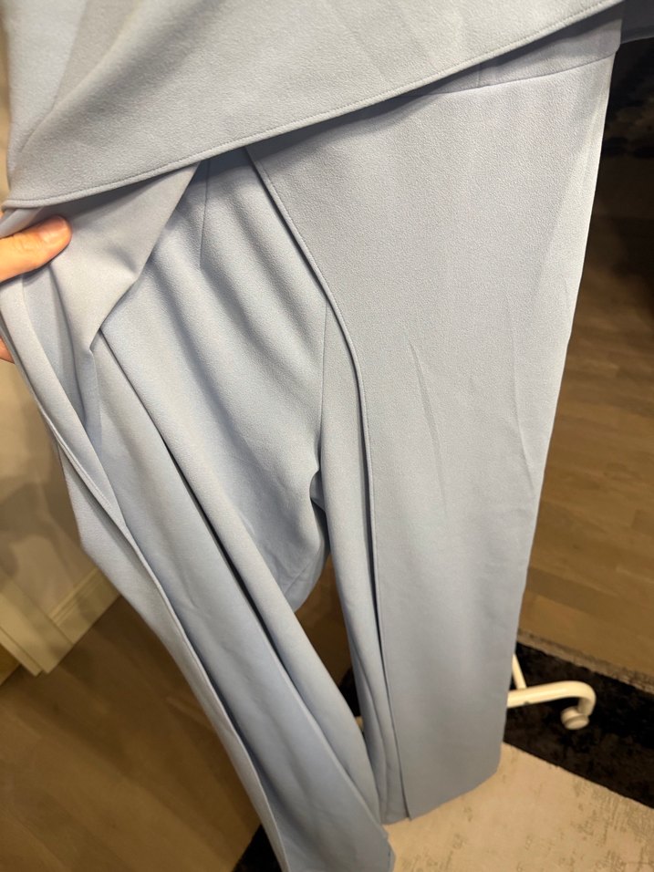 Adriana Papell abiye Tek Omuz Kadın Tulum - Görsel 2