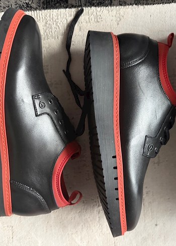 Tommy Hilfiger x Mercedes Benz Siyah Deri Erkek Ayakkabı - Görsel 4