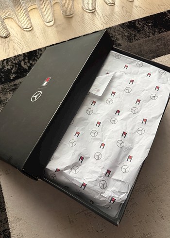 Tommy Hilfiger x Mercedes Benz Siyah Deri Erkek Ayakkabı - Görsel 8