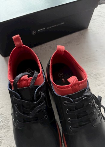 Tommy Hilfiger x Mercedes Benz Siyah Deri Erkek Ayakkabı - Görsel 3