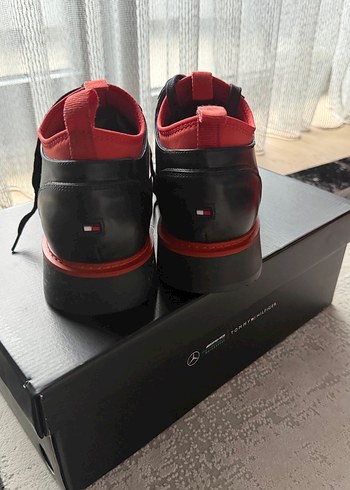 Tommy Hilfiger x Mercedes Benz Siyah Deri Erkek Ayakkabı - Görsel 6