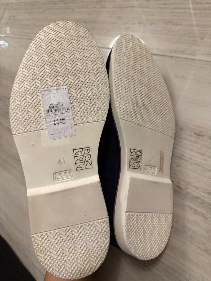 Beymen Collection Lacivert Süet Klasik Ayakkabı - Görsel 3