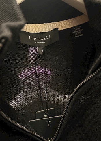 Ted Baker yün Siyah Fermuarlı Erkek kazak - Görsel 3