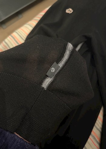 Ted Baker yün Siyah Fermuarlı Erkek kazak - Görsel 9