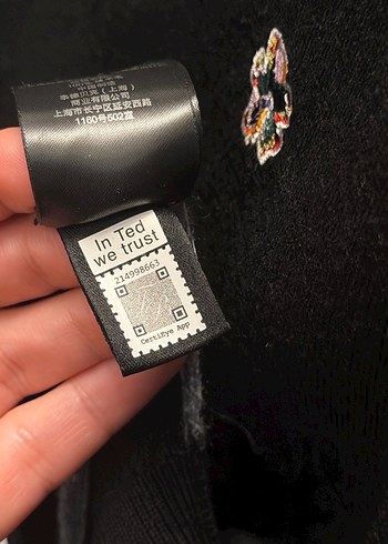 Ted Baker yün Siyah Fermuarlı Erkek kazak - Görsel 8