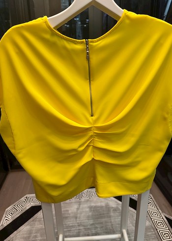 Utopian Sarı Kadın Bluz - Görsel 5