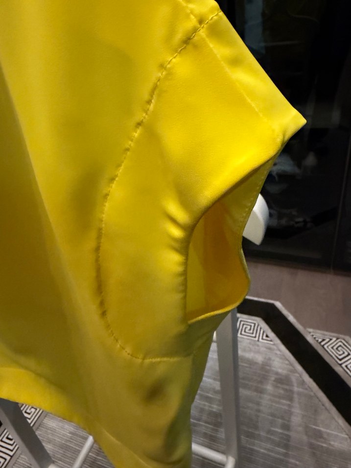 Utopian Sarı Kadın Bluz - Görsel 3