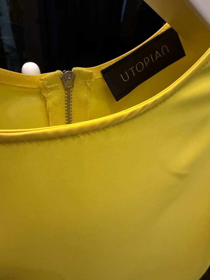Utopian Sarı Kadın Bluz - Görsel 2