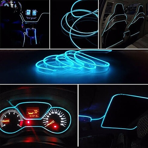 8 Mt Buz Mavisi Neon Şerit Led - Görsel 2