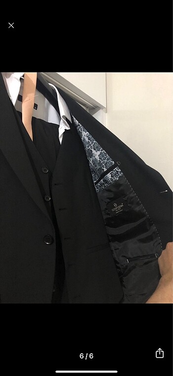 Siyah Mat Takım Elbise Sıfır 48 Drop 6 - Görsel 6