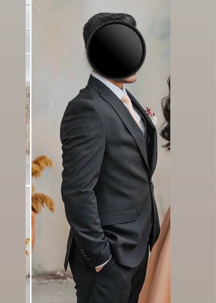 Siyah Mat Takım Elbise Sıfır 48 Drop 6 - Görsel 4