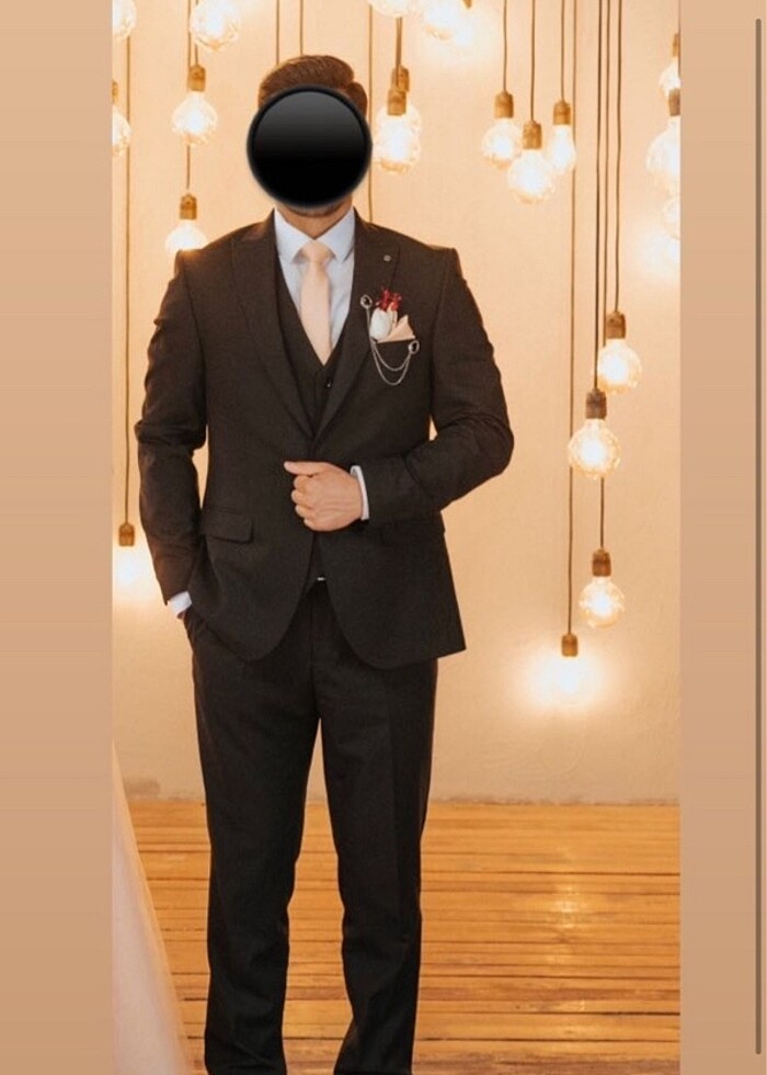 Siyah Mat Takım Elbise Sıfır 48 Drop 6 - Görsel 2