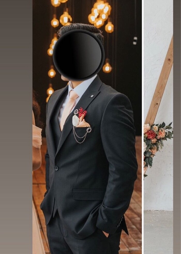 Siyah Mat Takım Elbise Sıfır 48 Drop 6 - Görsel 5