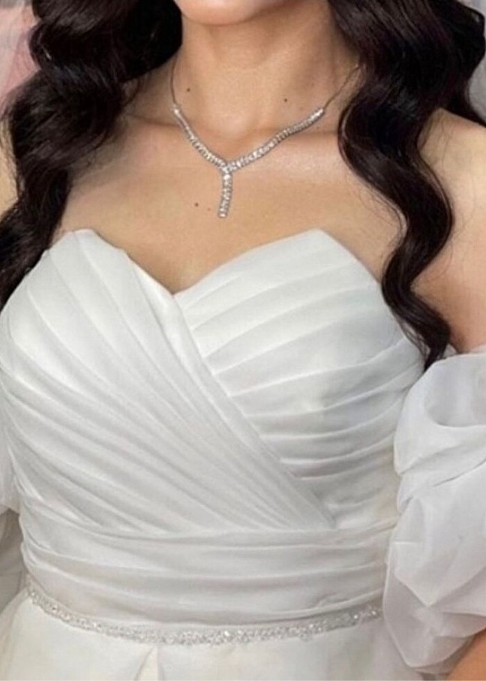 Organze Alfabeta Gelinlik - Görsel 3