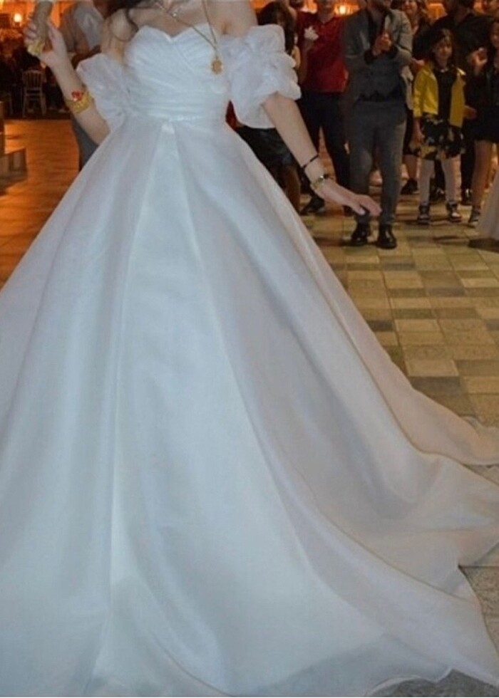 Organze Alfabeta Gelinlik - Görsel 2