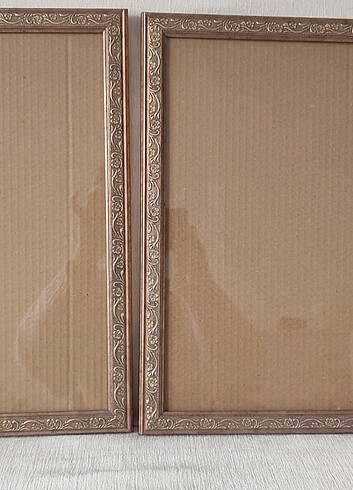 iki adet 40 35 vintage cam çerçeve 0 