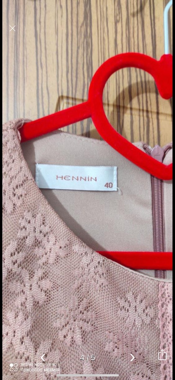 Dantel Detaylı tesettür abiye - Görsel 2