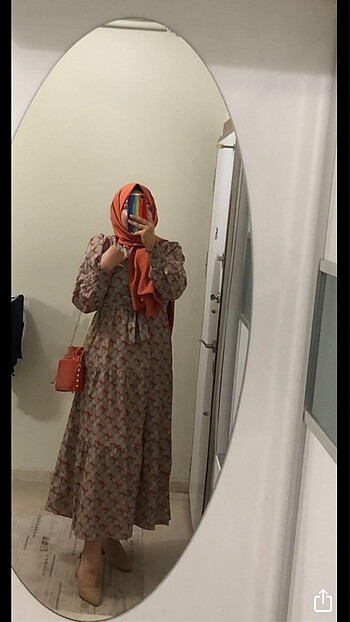 Beyaz Butik Tesettür Elbise