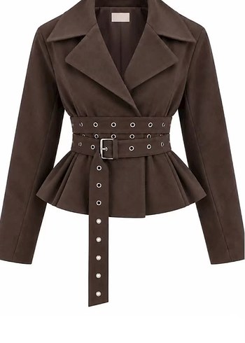 Zara Kahverengi Suet Ceket