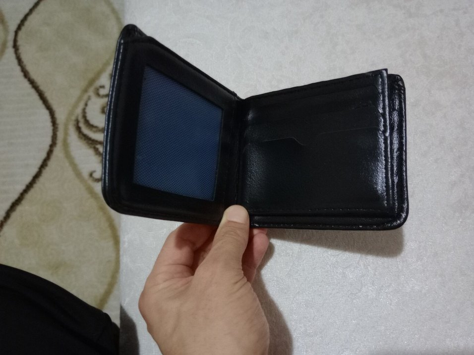 Siyah Minimalist Polo Erkek Cüzdanı - Görsel 3