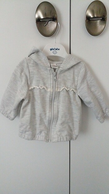 Kız bebek kapüşonlu sweat