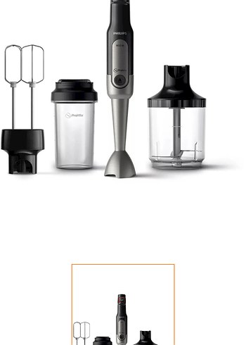 Philips Siyah ve Gri Blender Seti