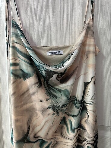 Stradivarius Desenli elbise
