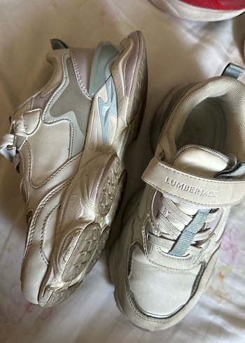 Kız Çocuk Beyaz Sokak Stili Spor Ayakkabı - Görsel 2