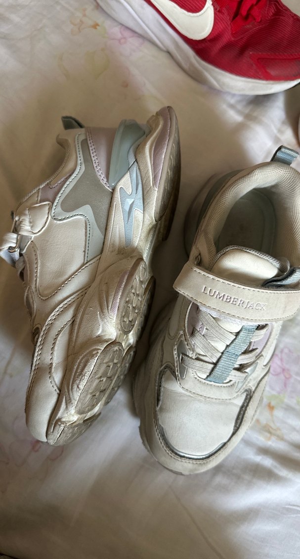 Kız Çocuk Beyaz Sokak Stili Spor Ayakkabı - Görsel 2