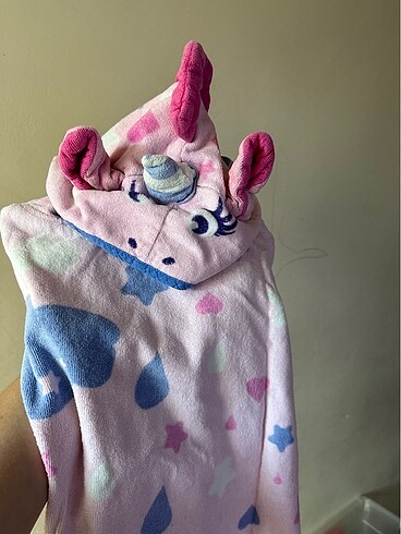 Çocuk unicorn havlu