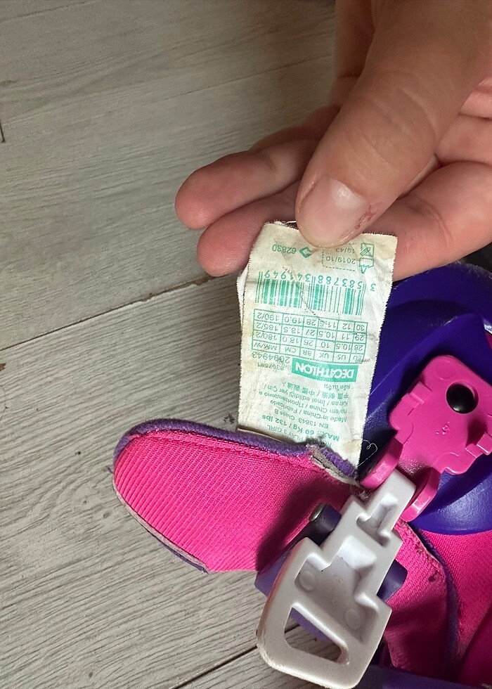 Pembe paten dechatlon - Görsel 2