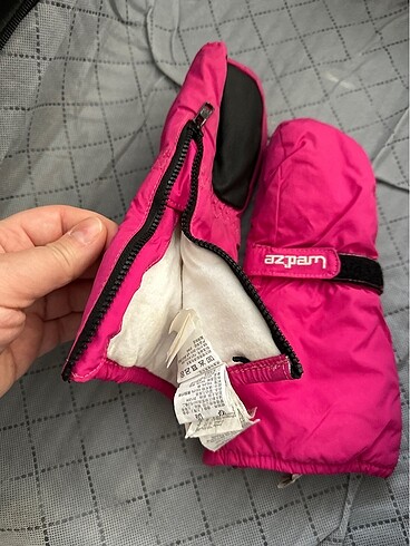 Kız çocuk pembe kar eldicen decathlon - Görsel 3