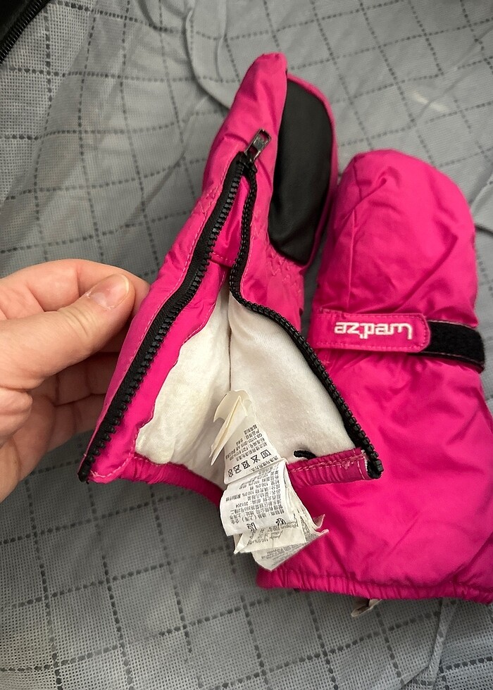 Kız çocuk pembe kar eldicen decathlon - Görsel 3