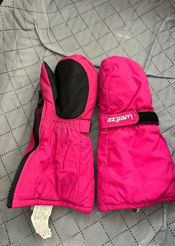 Kız çocuk pembe kar eldicen decathlon - Görsel 2