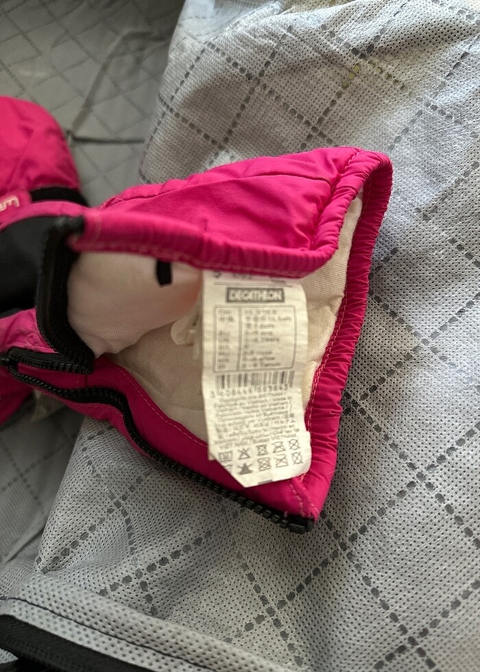 Kız çocuk pembe kar eldicen decathlon - Görsel 4